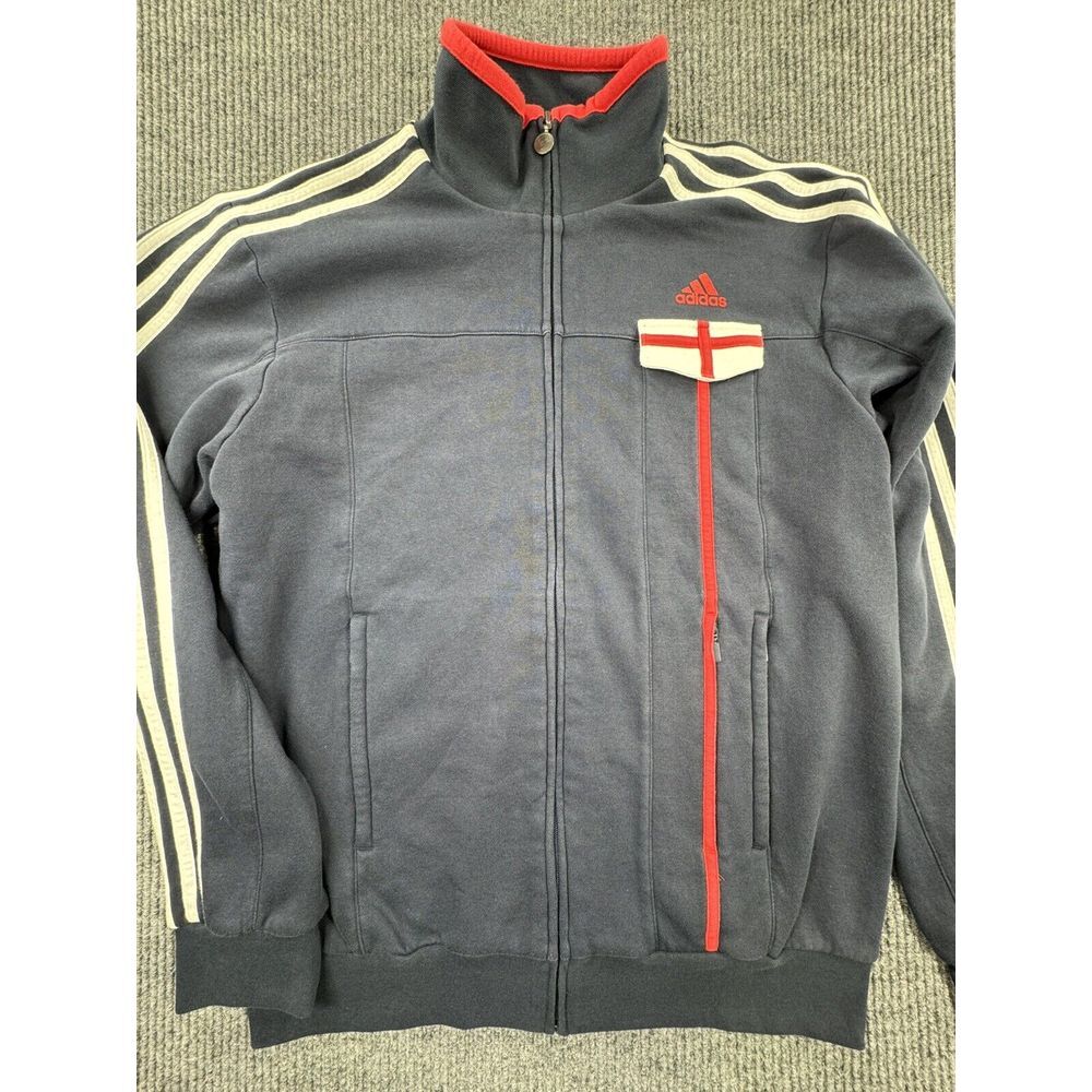 Adidas Sweater Mens XL UEFA Euro Australia-Switzerland Tournament Zip Up 2008